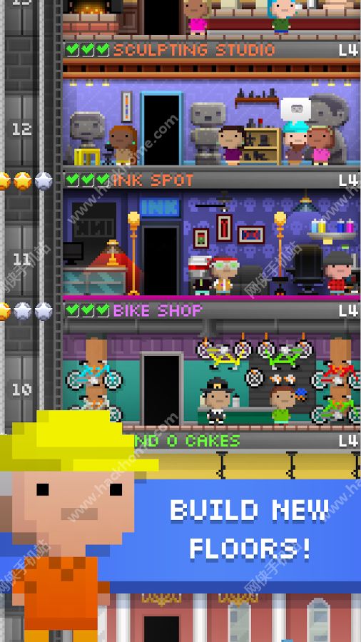 像素小塔金钱中文安卓版（Tiny Tower） v3.6.6