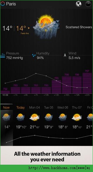 eWeather hd安卓版app v4.5.0