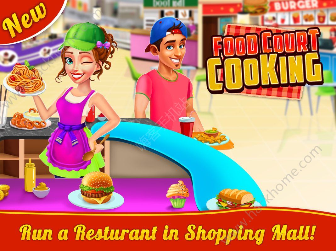 美食广场烹饪游戏安卓版下载（Food Court Cooking Game） v1.0