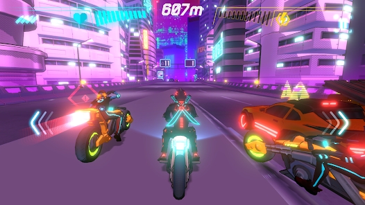 霓虹车手安卓版手游下载（Neon Riders） v1.1.5