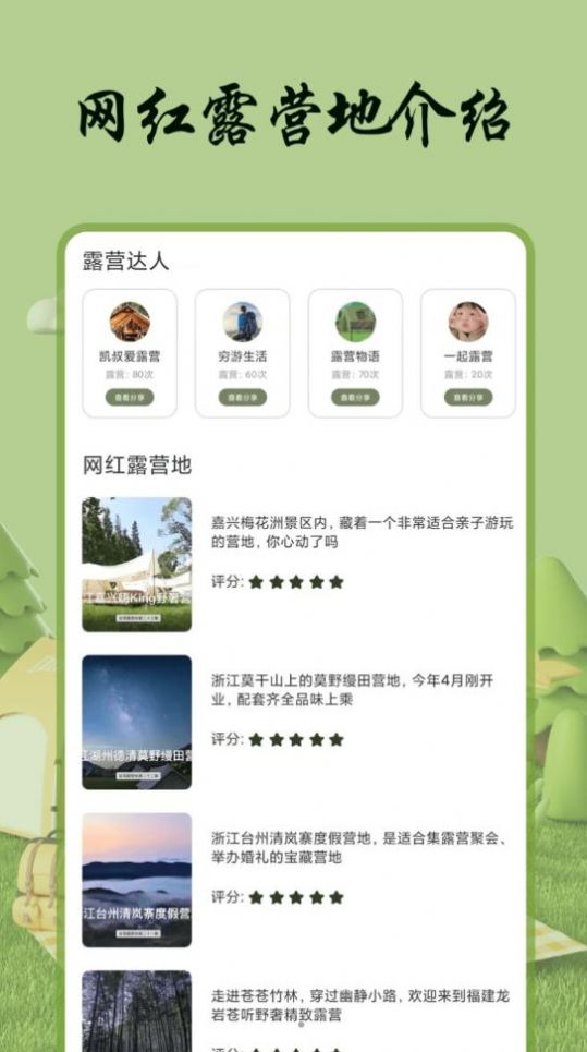 自游宝露营app手机版下载 v1.0