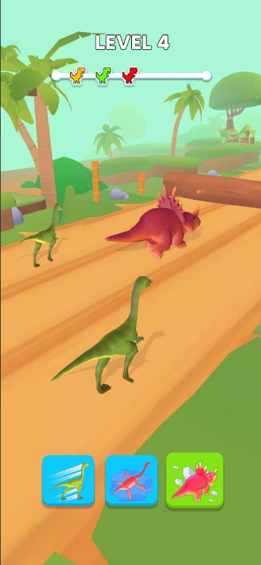 恐龙变身改变种族中文版安卓版下载（Dino Race）图片1