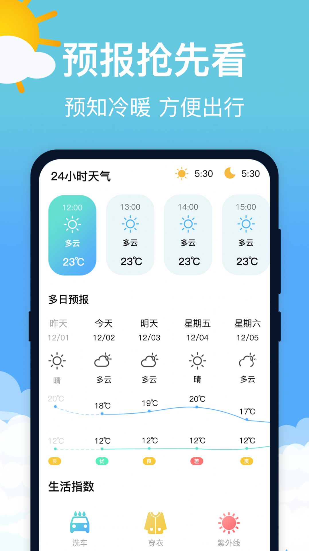 萌兔天气预报app手机版下载 v3.0.2