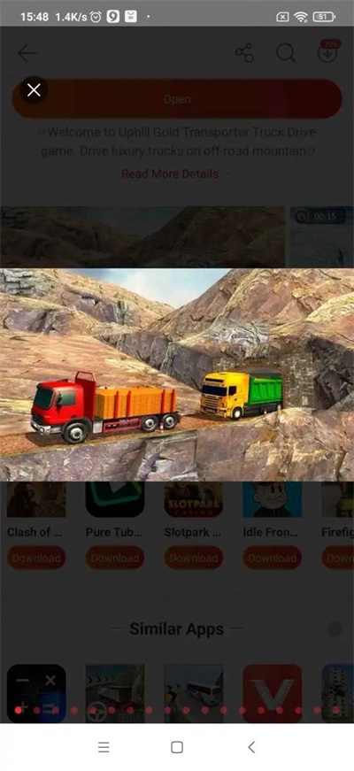 黄金运输卡车模拟游戏手机版（Uphill Gold Transporter Truck Drive） v1.6