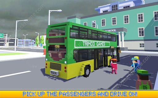 块状城市客车司机中文安卓版（Blocky City Bus Driver SIM） v1.2