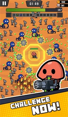 骰子头英雄幸存者游戏安卓版下载（DicHead Hero Survival.io） v1.0.02