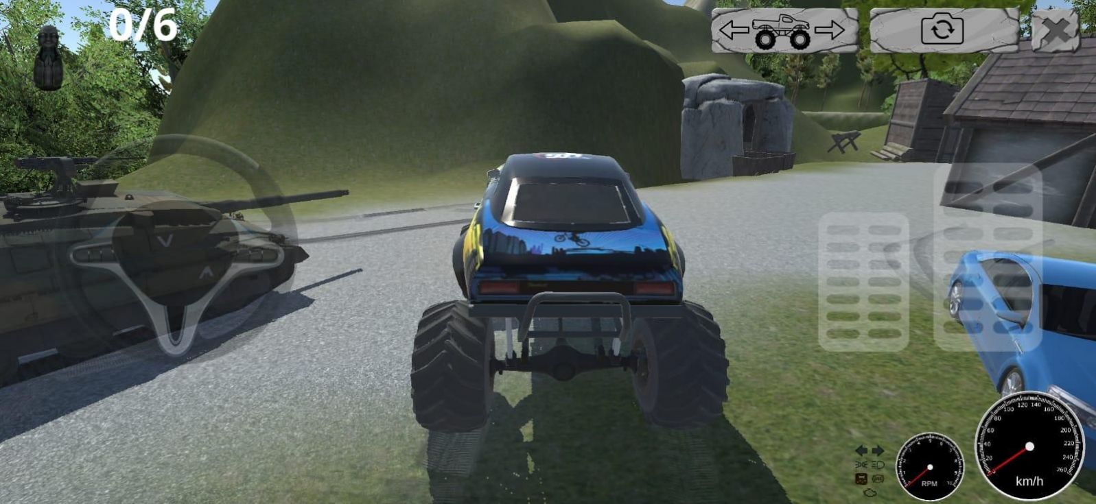 岛上的怪物卡车游戏手机版（Monster Truck On The Island） v1.0