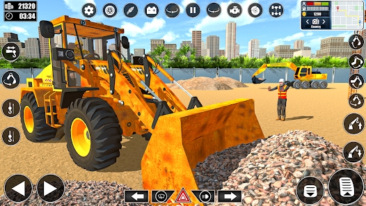 反铲施工模拟器安卓中文版下载（Backhoe Construction Simulator） v1.1