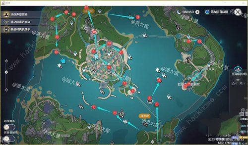 原神4.0水神瞳收集路线分布图 85个水神瞳在哪图片5