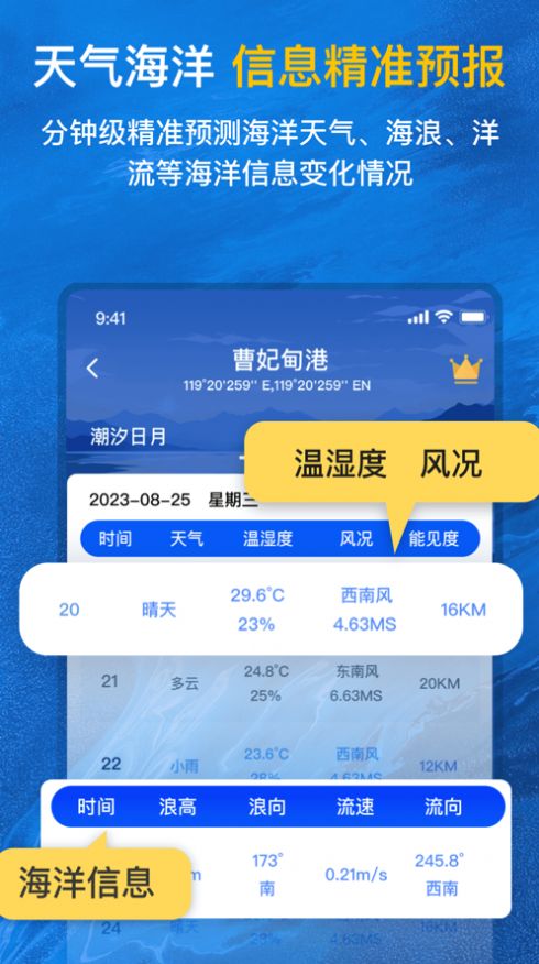 潮汐时间表2024最新版下载 v1.0